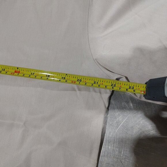 Excellent Condition Jhane Barnes Men's Grey Pattern Dress Shirt Size 18 32/33 - Picture 3 of 4